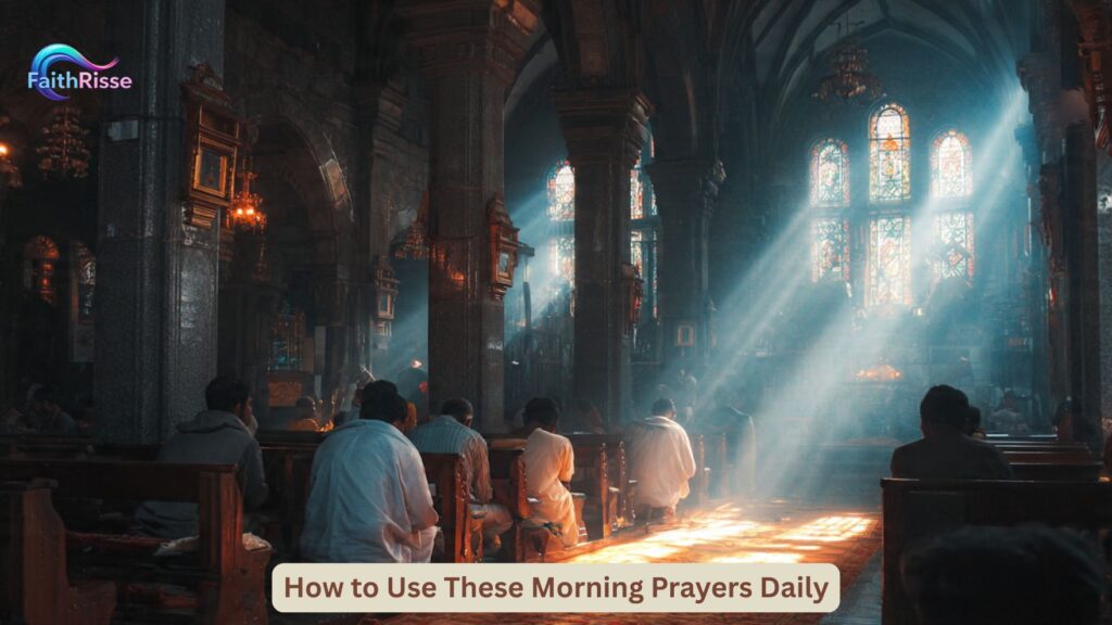 How to Use These Morning Prayers Daily