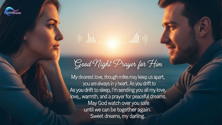 40+ Good Night Prayer for Him in a Long Distance Relationship