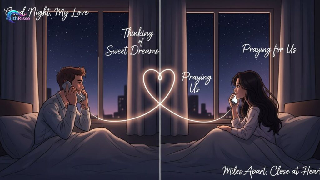 Heartfelt Good Night Prayer for Him
