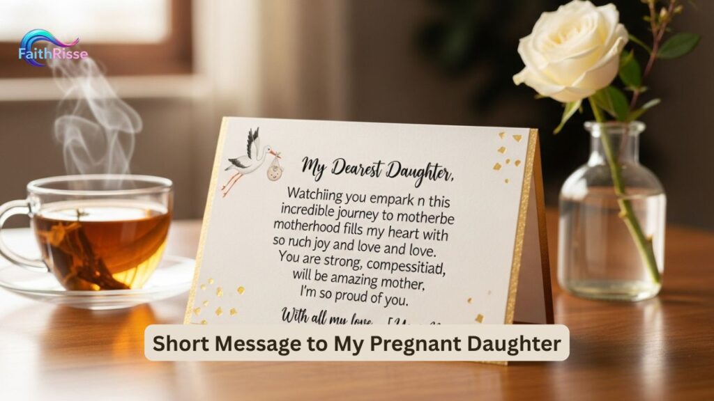 Short Message to My Pregnant Daughter