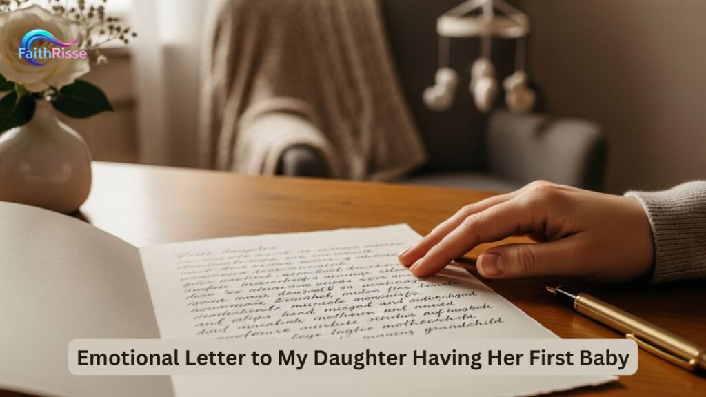 Emotional Letter to My Daughter Having Her First Baby