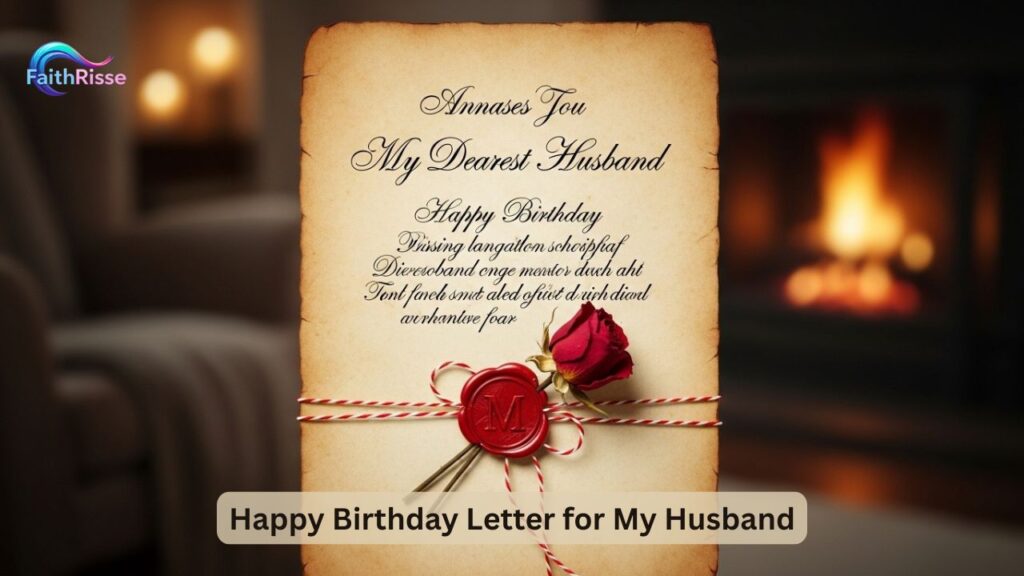Happy Birthday Letter for My Husband