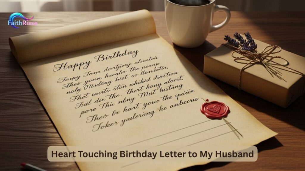 Heart Touching Birthday Letter to My Husband