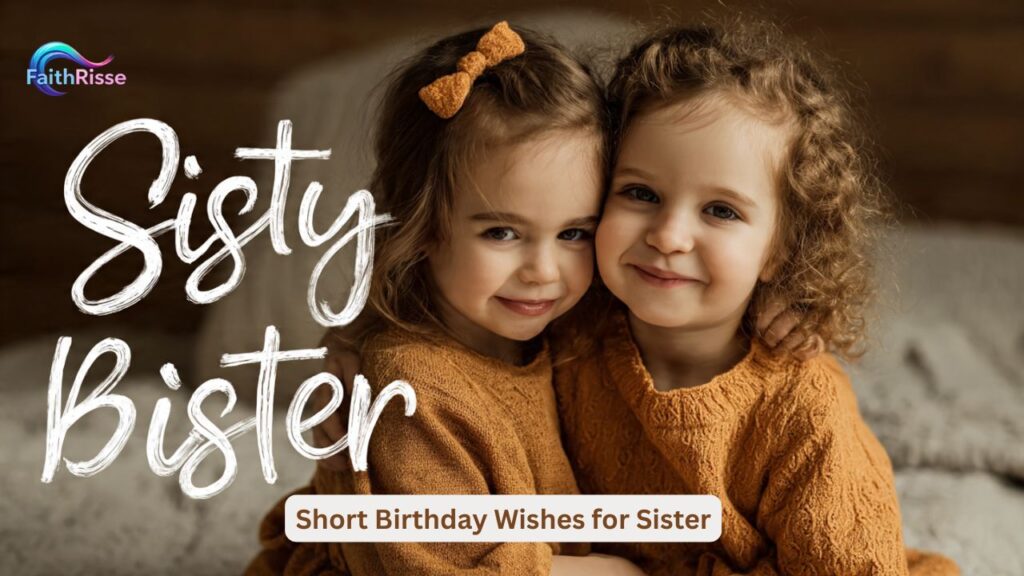 Short Birthday Wishes for Sister