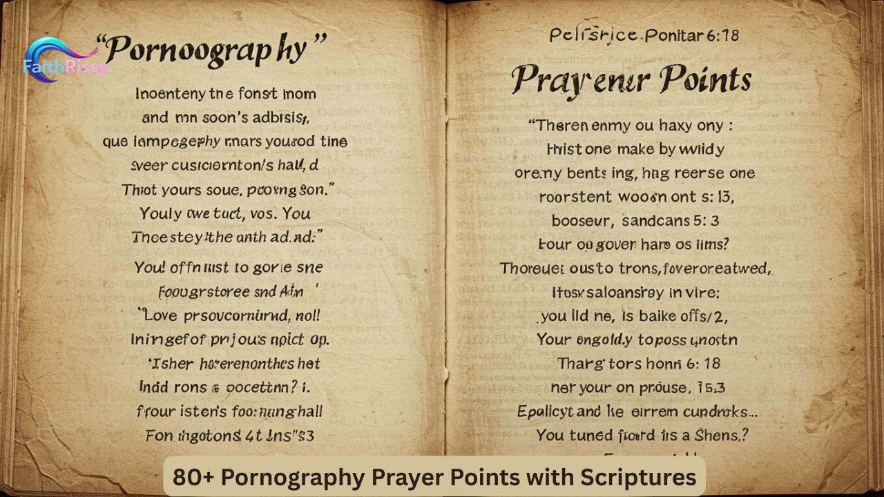 80+ Pornography Prayer Points with Scriptures