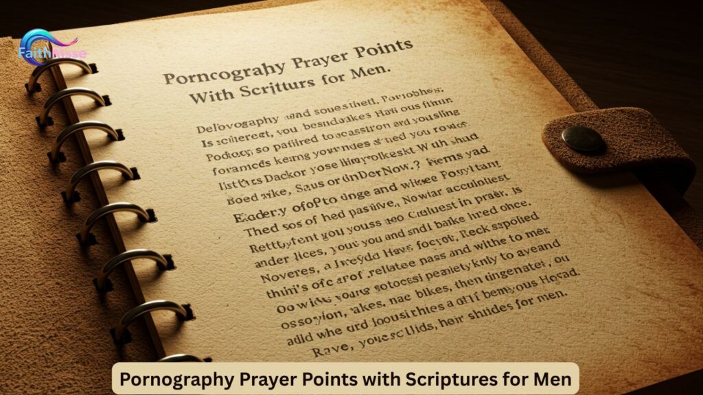 Pornography Prayer Points with Scriptures for Men