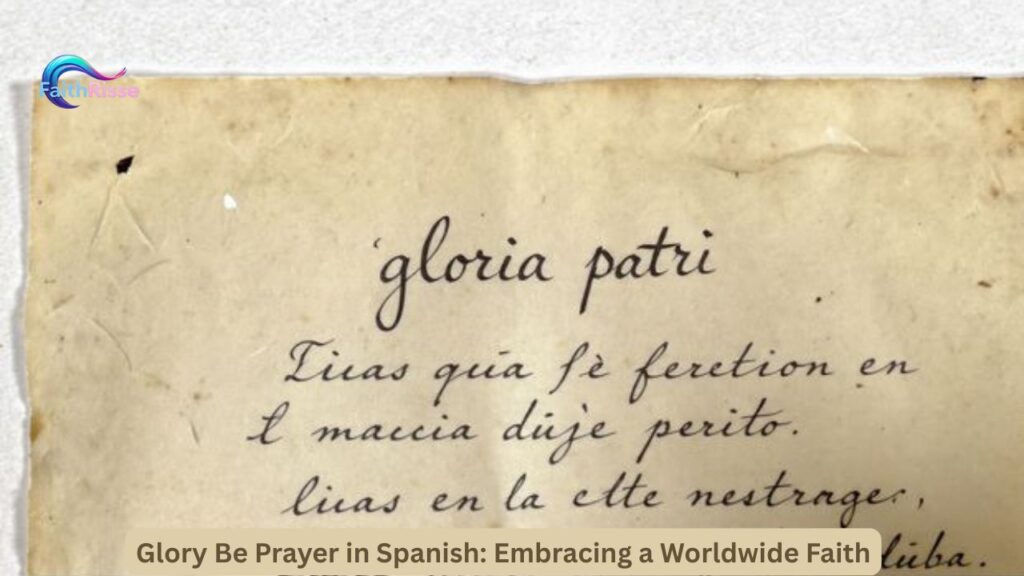 Glory Be Prayer in Spanish: Embracing a Worldwide Faith