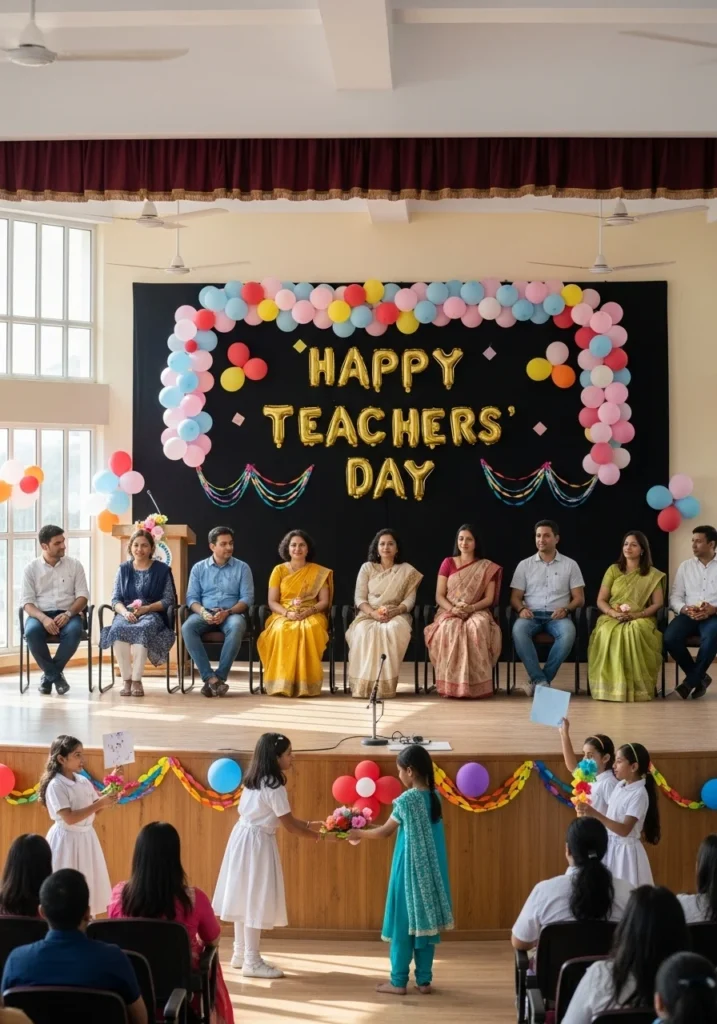 Teachers’ Day Celebration in School