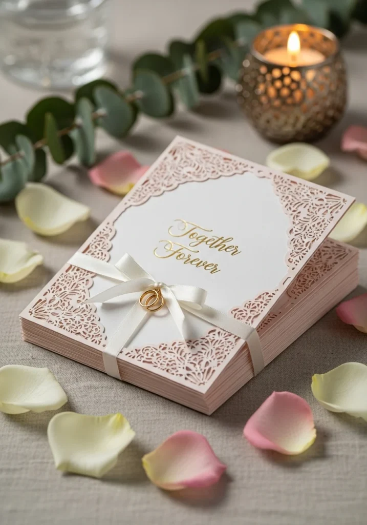 Romantic Invitations for a Wedding