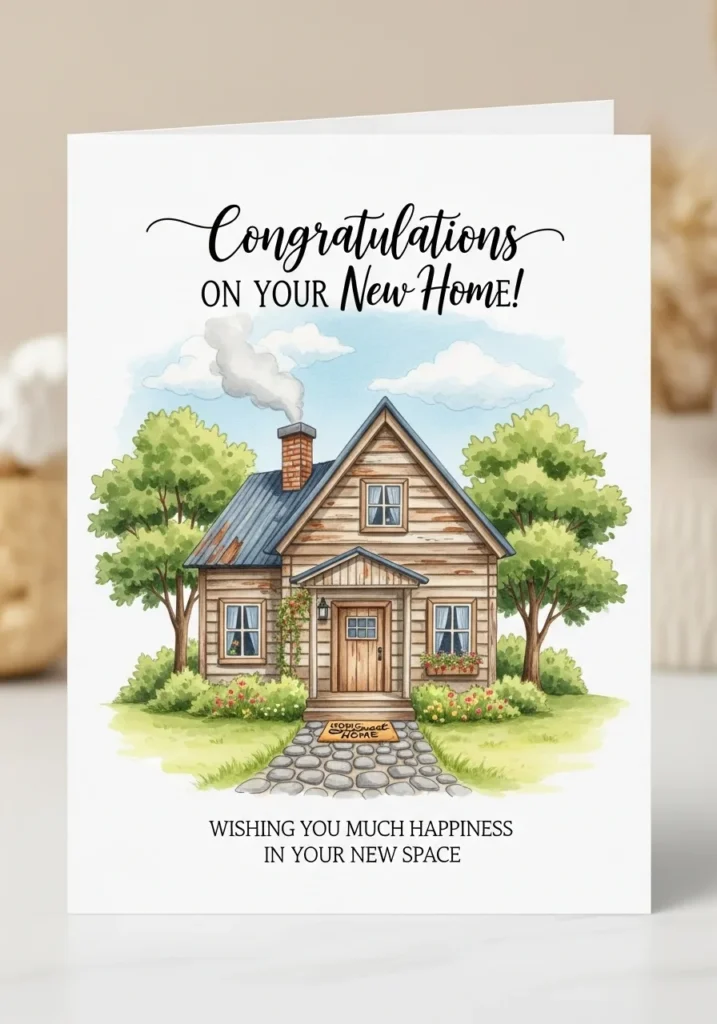 What Should You Write in a New Home Card?