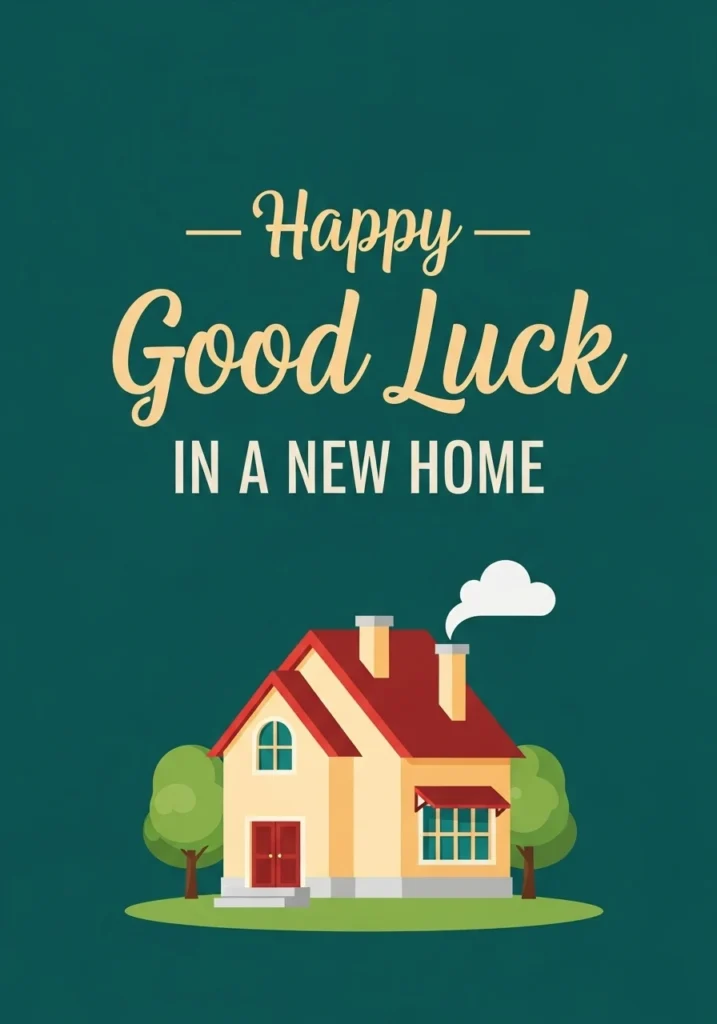 How Do You Wish Someone Good Luck in a New Home