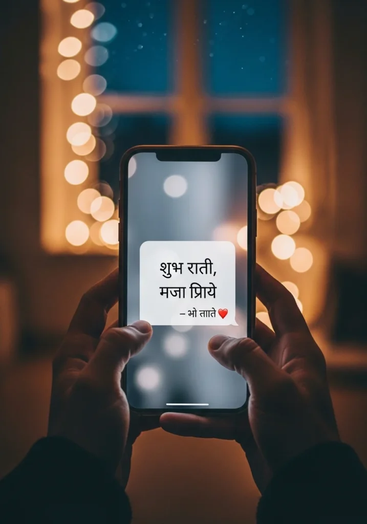 Good Night Messages Marathi Love
