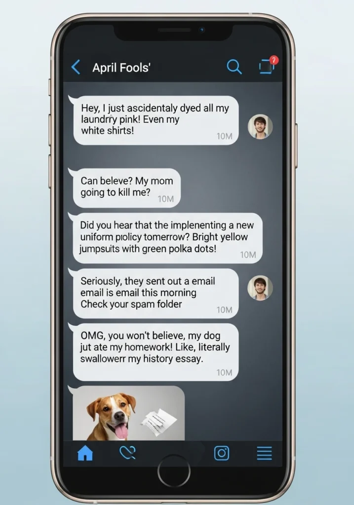 April Fools’ Text Pranks