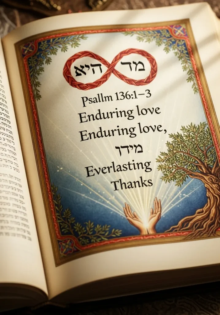 📖 Psalm 136:1–3 — Enduring Love = Everlasting Thanks