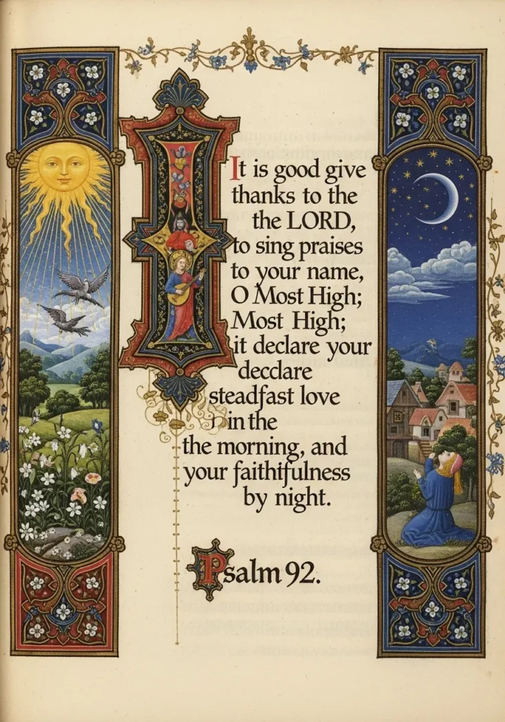 📖 Psalm 92:1–2 — Daily, Joyful Thanksgiving