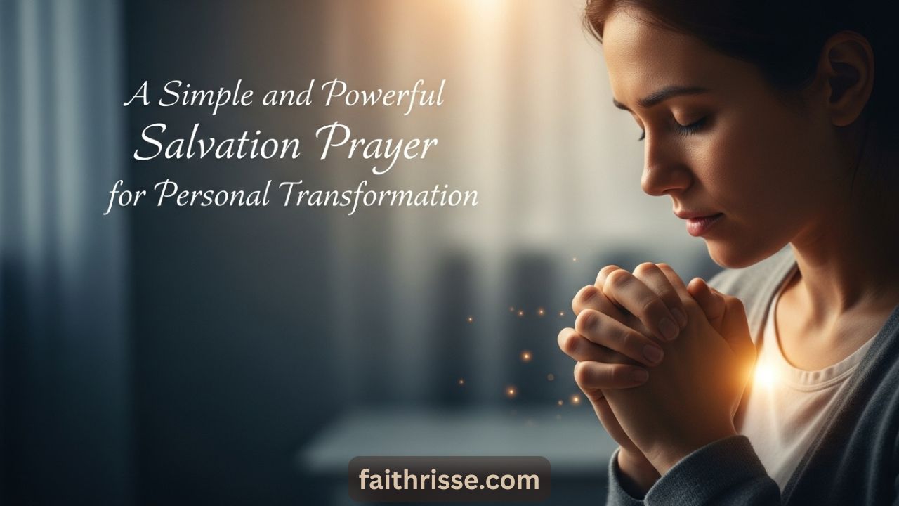 A Simple and Powerful Salvation Prayer for Personal Transformation