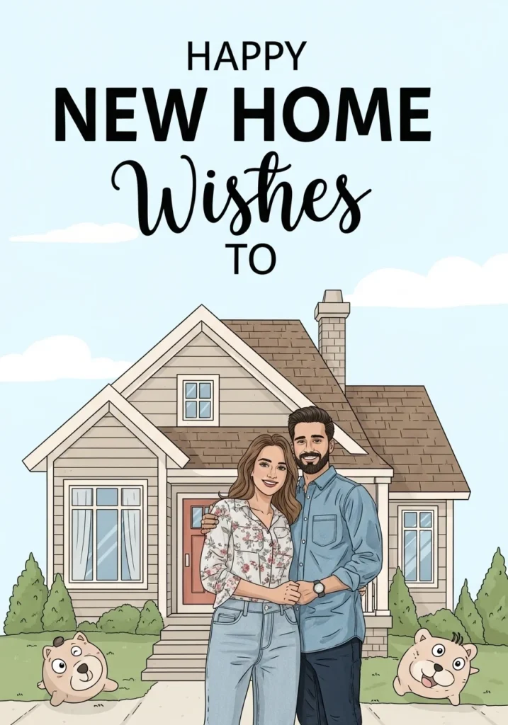 New Home Wishes to Friend