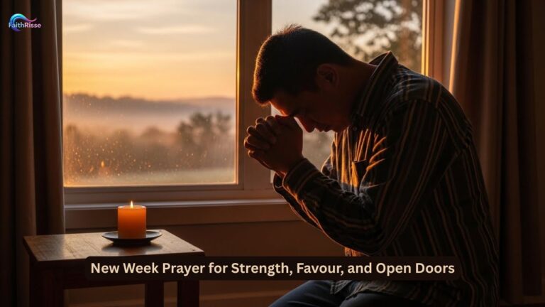 New Week Prayer for Strength, Favour, and Open Doors