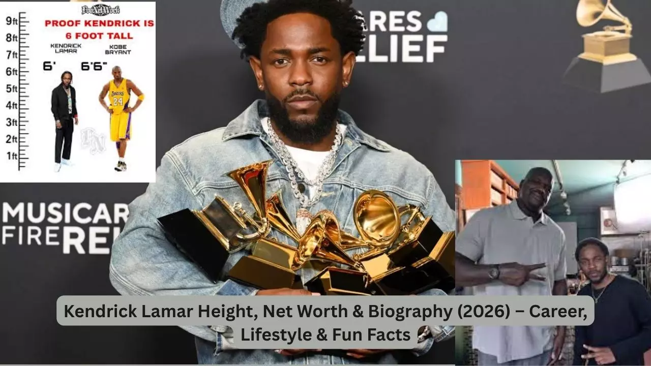 Kendrick Lamar Height, Net Worth & Biography (2026) – Career, Lifestyle & Fun Facts