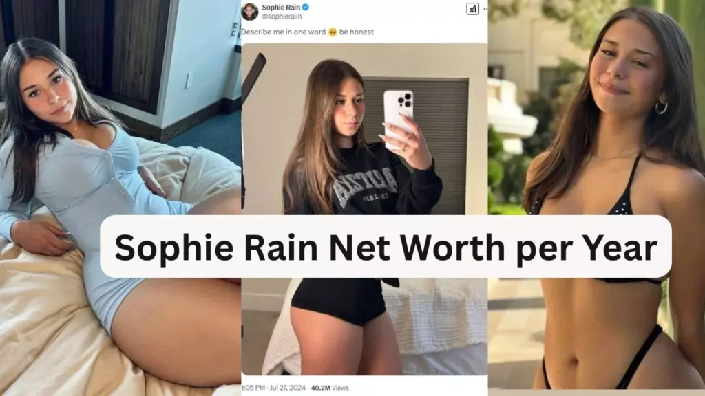 Sophie Rain Net Worth per Year