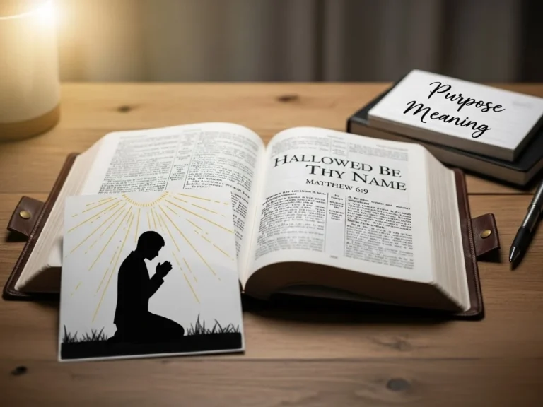 Hallowed Be Thy Name Prayer Explained (Bible Verse & Purpose)